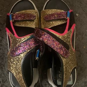 Platform chunky korean style sandals